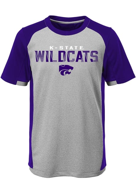 Youth Purple K-State Wildcats Circuit Breaker Short Sleeve T-Shirt