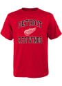 Detroit Red Wings Youth Ovation T-Shirt - Red