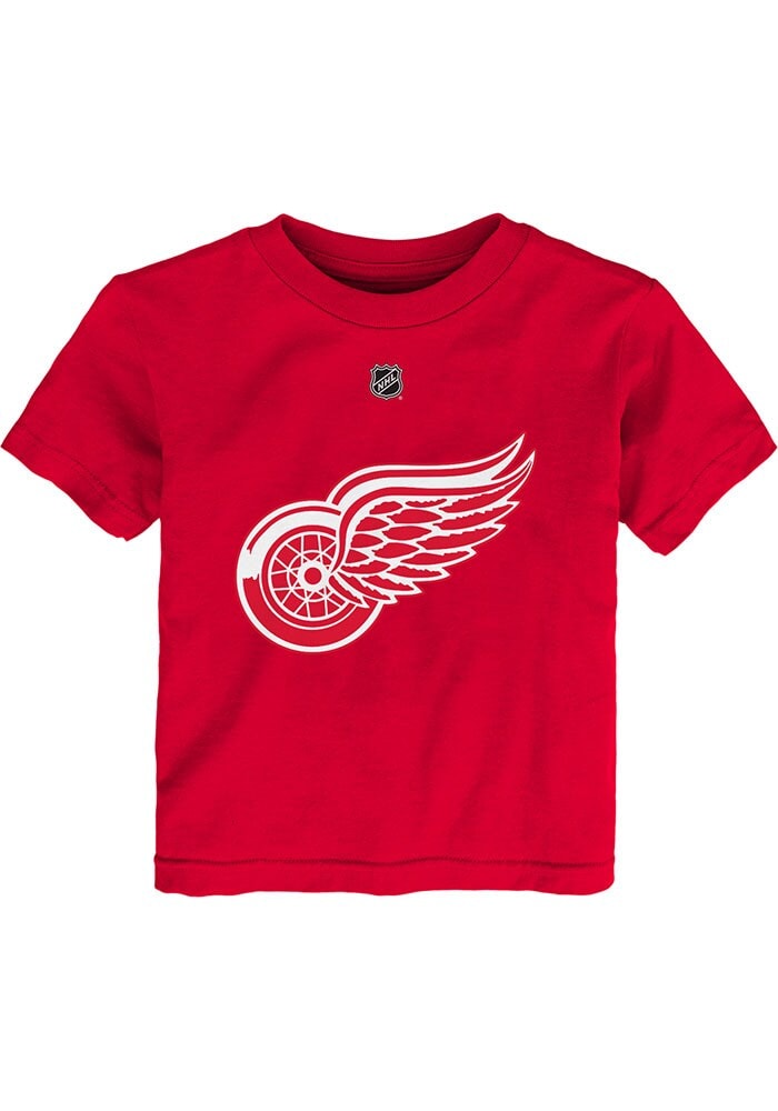 Larkin red wings t hot sale shirt