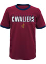 Cleveland Cavaliers Youth Key Fashion T-Shirt - Red