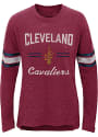 Cleveland Cavaliers Girls Team Captain Long Sleeve T-shirt - Red