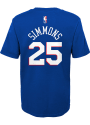 Ben Simmons Philadelphia 76ers Boys Outer Stuff Name and Number T-Shirt - Blue