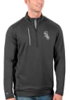 Main image for Antigua Chicago White Sox Mens Grey Generation Long Sleeve 1/4 Zip Pullover