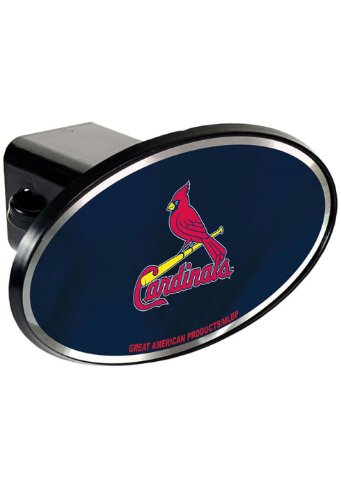 STL Cardinals Cardinals Plastic Oval Hitch Cover