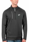 Main image for Antigua Dallas Stars Mens Grey Generation Long Sleeve Qtr Zip Pullover