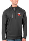 Main image for Antigua New York Islanders Mens Grey Generation Long Sleeve Qtr Zip Pullover