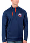 Main image for Antigua New York Islanders Mens Blue Generation Long Sleeve 1/4 Zip Pullover