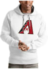 Main image for Antigua Arizona Diamondbacks Mens White Victory Long Sleeve Hoodie