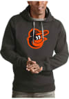Main image for Antigua Baltimore Orioles Mens Charcoal Victory Long Sleeve Hoodie