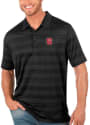 NC State Wolfpack Antigua Compass Polo Shirt - Black