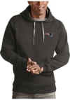 Main image for Antigua New England Patriots Mens Charcoal Victory Long Sleeve Hoodie