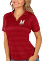Maryland Terrapins Womens Antigua Compass Polo Shirt - Red
