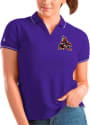 Arizona Coyotes Womens Antigua Affluent Polo Polo Shirt - Purple