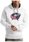 Main image for Antigua Columbus Blue Jackets Mens White Victory Long Sleeve Hoodie