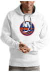 Main image for Antigua New York Islanders Mens White Victory Long Sleeve Hoodie