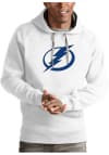 Main image for Antigua Tampa Bay Lightning Mens White Victory Long Sleeve Hoodie