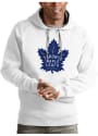 Toronto Maple Leafs Antigua Victory Hooded Sweatshirt - White