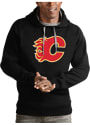 Calgary Flames Antigua Victory Hooded Sweatshirt - Black