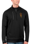 Main image for Antigua Arizona State Sun Devils Mens Black Generation Long Sleeve 1/4 Zip Pullover