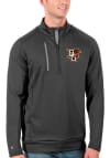 Main image for Antigua Bowling Green Falcons Mens Grey Generation Long Sleeve Qtr Zip Pullover