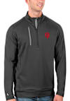 Main image for Mens Indiana Hoosiers Grey Antigua Generation Qtr Zip Pullover