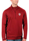 Main image for Mens Indiana Hoosiers Red Antigua Generation Qtr Zip Pullover