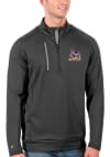 Main image for Antigua James Madison Dukes Mens Grey Generation Long Sleeve Qtr Zip Pullover