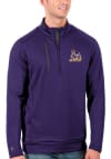 Main image for Antigua James Madison Dukes Mens Purple Generation Long Sleeve 1/4 Zip Pullover
