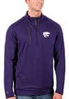 Main image for Antigua K-State Wildcats Mens Purple Generation Long Sleeve 1/4 Zip Pullover