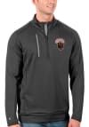 Main image for Antigua Montana Grizzlies Mens Grey Generation Long Sleeve Qtr Zip Pullover