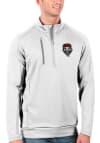 Main image for Antigua New Mexico Lobos Mens White Generation Long Sleeve 1/4 Zip Pullover