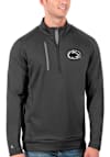 Main image for Mens Penn State Nittany Lions Grey Antigua Generation Qtr Zip Pullover