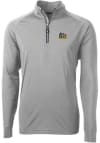 Main image for Mens Drexel Dragons Grey Cutter and Buck Adapt Eco Knit Recycled Qtr Zip