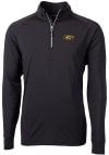 Main image for Cutter and Buck Grambling State Tigers Mens Black Adapt Eco Knit Recycled Big and Tall 1/4 Zip P..