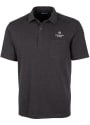 Colorado State Rams Cutter and Buck Advantage Tri-Blend Jersey Polos Shirt - Black
