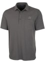 Jackson State Tigers Cutter and Buck Advantage Tri-Blend Jersey Polos Shirt - Grey