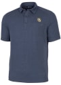 Marquette Golden Eagles Cutter and Buck Advantage Tri-Blend Jersey Polos Shirt - Navy Blue