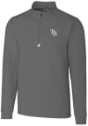 Main image for Cutter and Buck Tampa Bay Rays Mens Grey Traverse Big and Tall 1/4 Zip Pullover