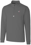 Main image for Cutter and Buck Toronto Blue Jays Mens Grey Traverse Big and Tall 1/4 Zip Pullover