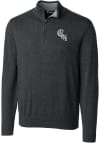 Main image for Cutter and Buck Chicago White Sox Mens Charcoal City Connect Lakemont Big and Tall 1/4 Zip Pullo..