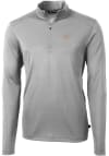 Main image for Cutter and Buck Washington Nationals Mens Grey City Connect Virtue Eco Pique Long Sleeve 1/4 Zip..