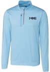 Main image for Cutter and Buck Milwaukee Brewers Mens Light Blue City Connect Stealth Long Sleeve 1/4 Zip Pullo..
