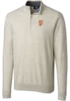Main image for Cutter and Buck San Francisco Giants Mens Oatmeal City Connect Lakemont Long Sleeve 1/4 Zip Pull..