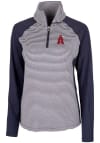 Main image for Cutter and Buck Los Angeles Angels Womens Navy Blue City Connect Forge 1/4 Zip Pullover