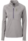 Main image for Cutter and Buck Boston Red Sox Womens Grey City Connect Adapt Eco 1/4 Zip Pullover
