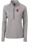 Main image for Cutter and Buck Los Angeles Angels Womens Grey City Connect Adapt Eco 1/4 Zip Pullover