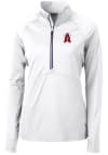 Main image for Cutter and Buck Los Angeles Angels Womens White City Connect Adapt Eco 1/4 Zip Pullover