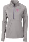 Main image for Cutter and Buck San Diego Padres Womens Grey City Connect Adapt Eco 1/4 Zip Pullover