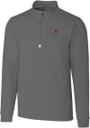 Main image for Cutter and Buck Georgia Bulldogs Mens Grey Alumni Traverse Big and Tall 1/4 Zip Pullover