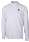 Main image for Cutter and Buck Georgia Bulldogs Mens White Alumni Traverse Long Sleeve 1/4 Zip Pullover